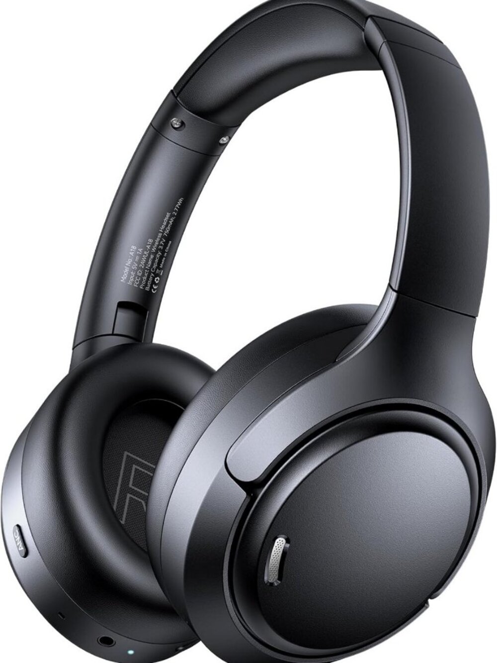 Wireless Hybrid Noise Cancelling Headphones - 120H Playtime, Hi-Res Audio, ENC